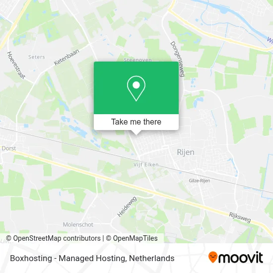 Boxhosting - Managed Hosting Karte