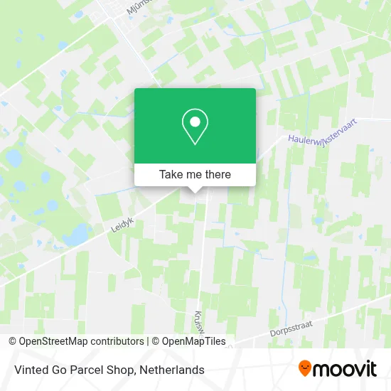 Vinted Go Parcel Shop Karte