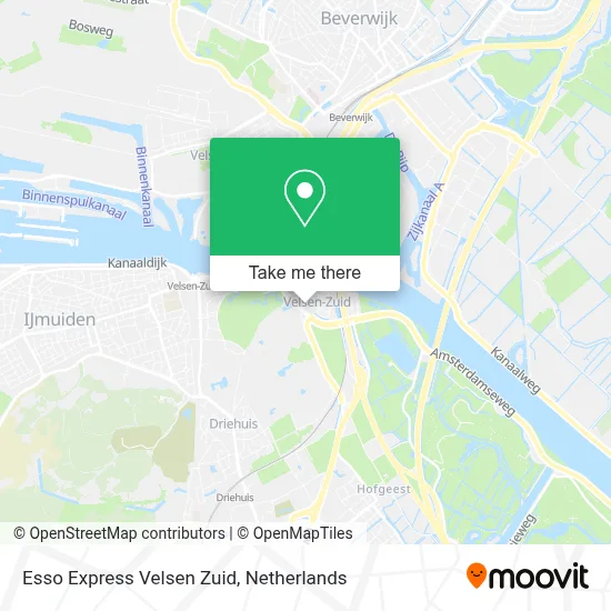 Esso Express Velsen Zuid map