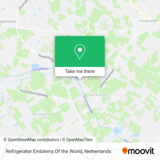 Refrigerator Emblems Of the World map