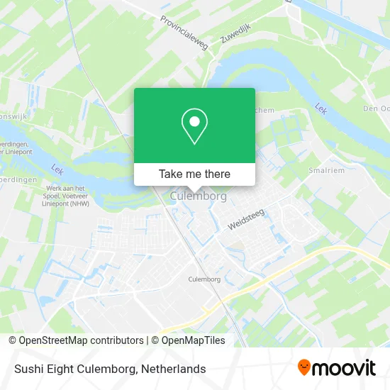 Sushi Eight Culemborg map