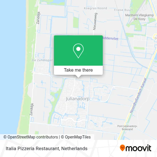 Ristorante Pizzeria Italia map