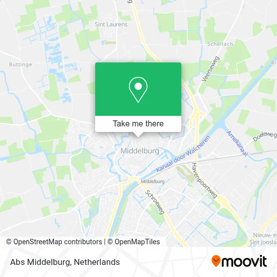Abs Middelburg map