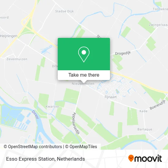 Esso Express Station map