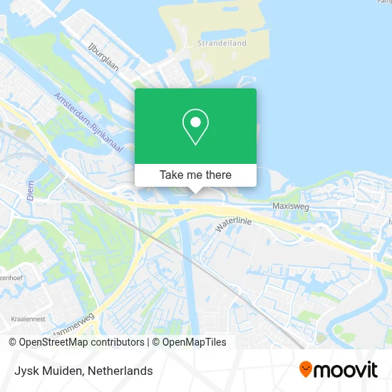 Jysk Muiden map
