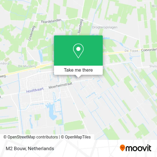 M2 Bouw map