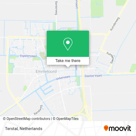 Terstal map
