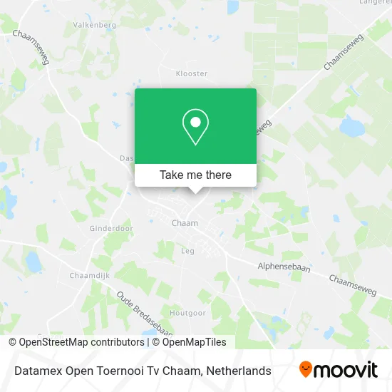 Datamex Open Toernooi Tv Chaam map