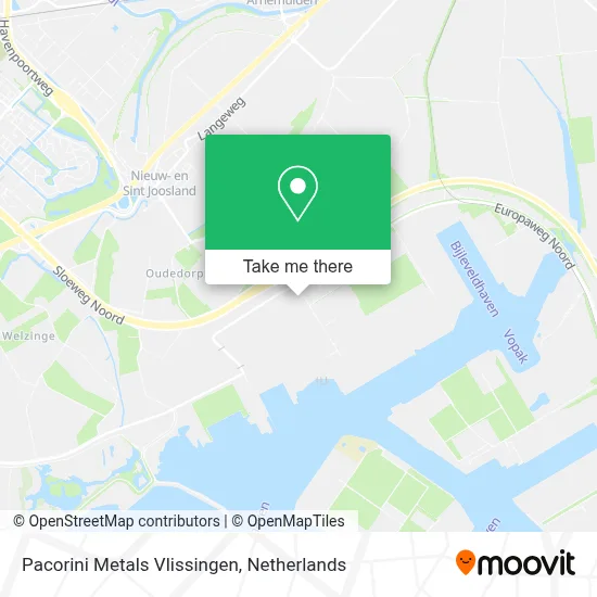 Pacorini Metals Vlissingen map