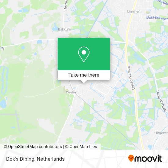 Dok's Dining map