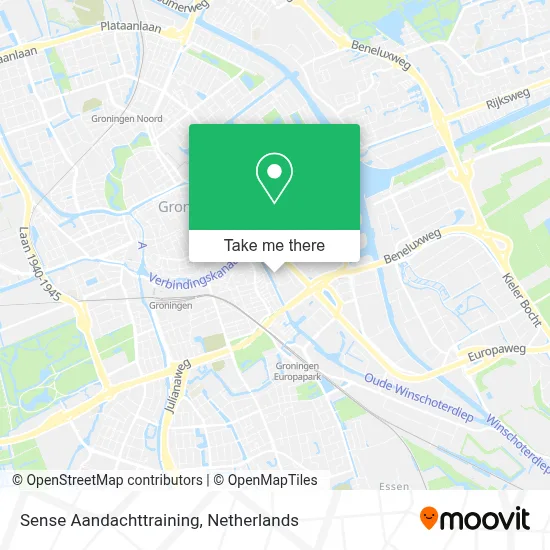 Sense Aandachttraining map