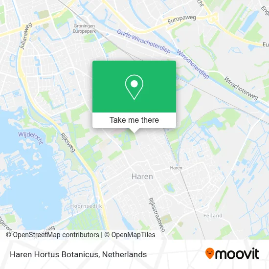 Haren Hortus Botanicus map