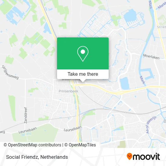 Social Friendz map