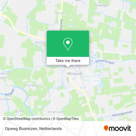 Opweg Busreizen map