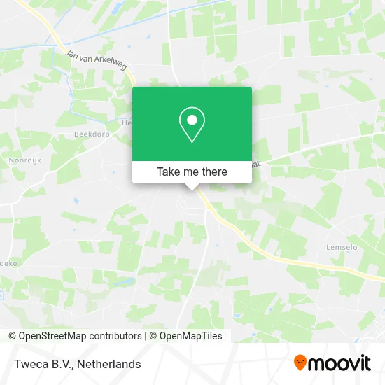 Tweca B.V. map