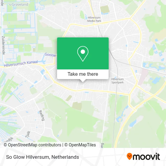 So Glow Hilversum map