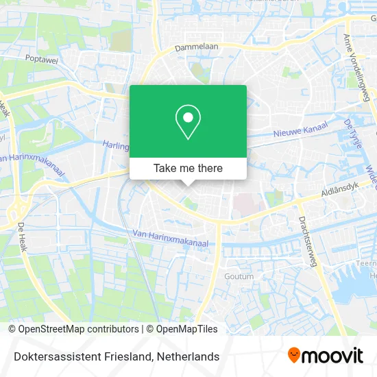 Doktersassistent Friesland map