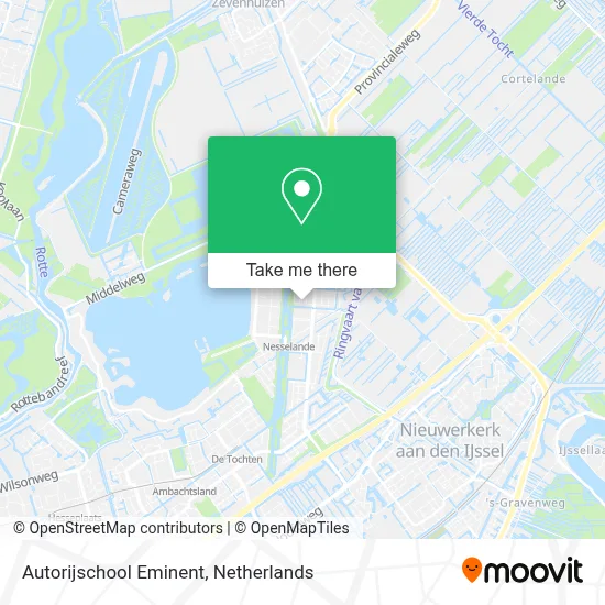 Autorijschool Eminent map