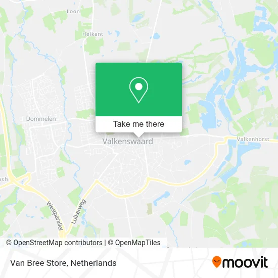 Van Bree Store map