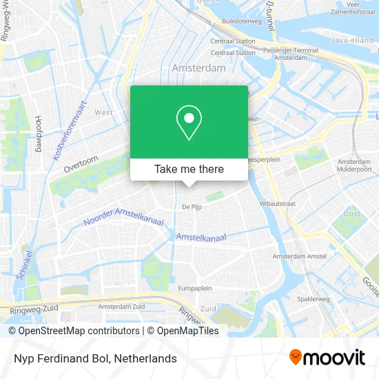 Nyp Ferdinand Bol map