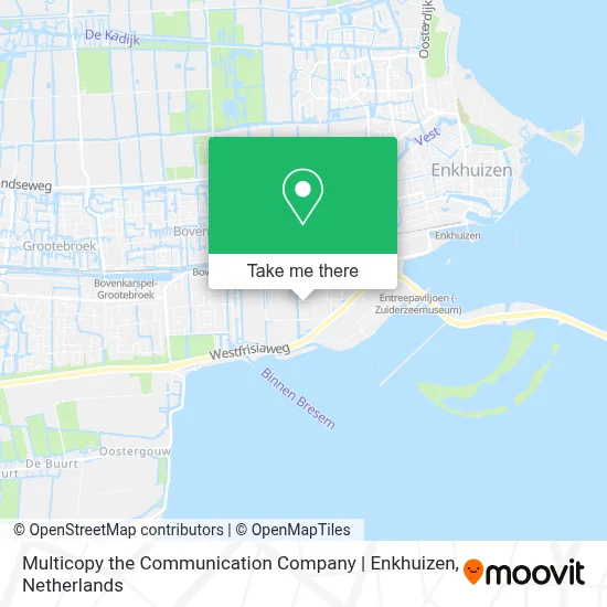 Multicopy the Communication Company | Enkhuizen map