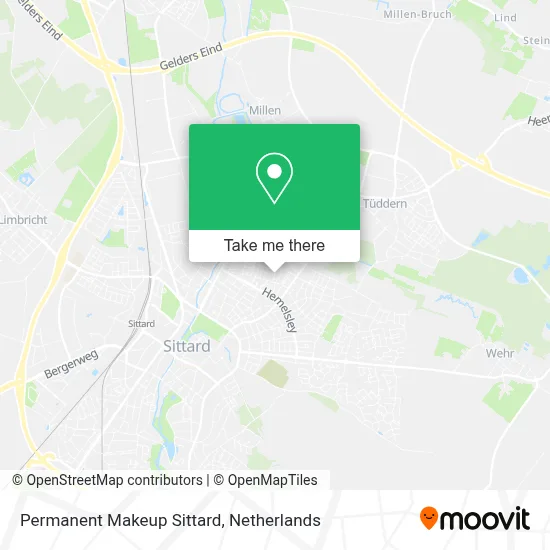 Permanent Makeup Sittard map