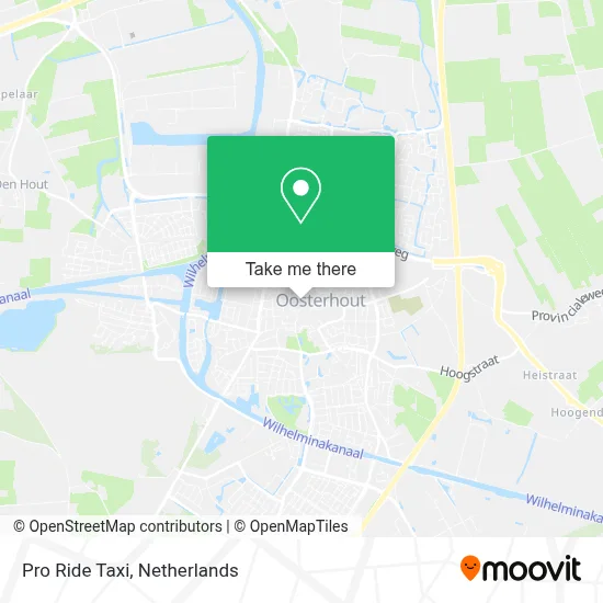 Pro Ride Taxi map
