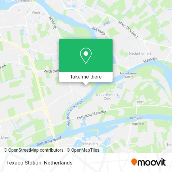 Texaco Station map