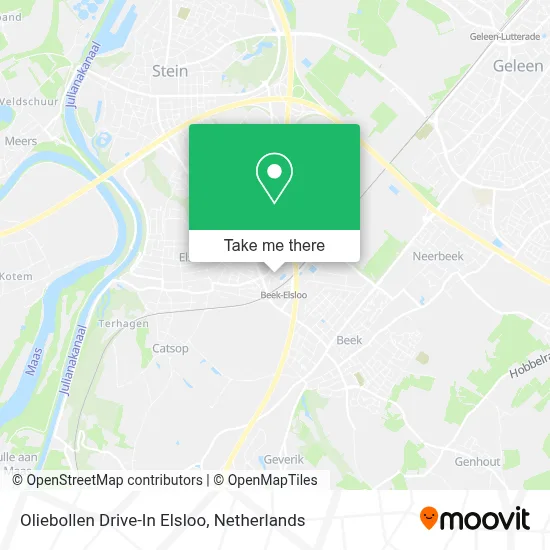 Oliebollen Drive-In Elsloo map