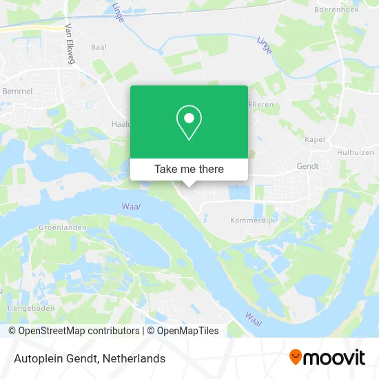 Autoplein Gendt map