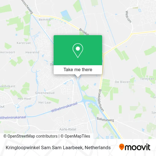 Kringloopwinkel Sam Sam Laarbeek map