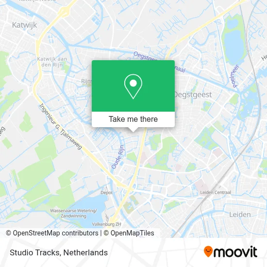 Studio Tracks map