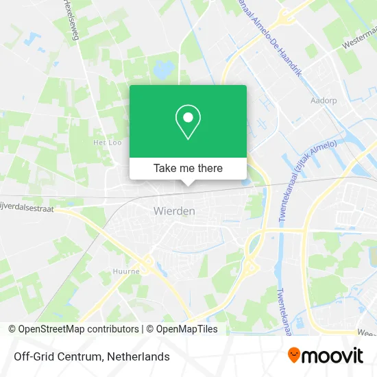 Off-Grid Centrum map