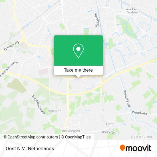 Oost N.V. map