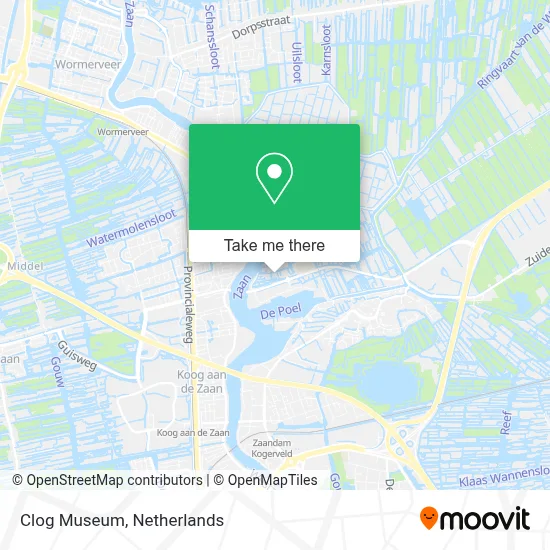 Clog Museum Karte