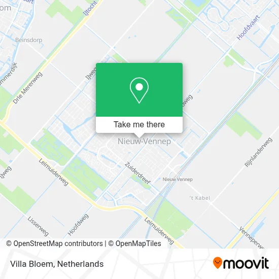 Villa Bloem map