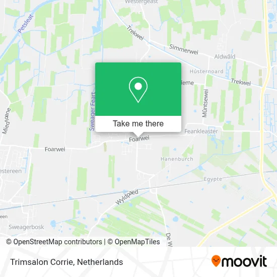 Trimsalon Corrie map