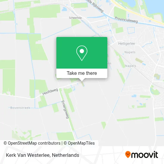 Kerk Van Westerlee map