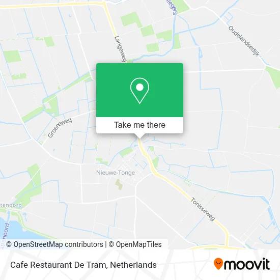 Cafe Restaurant De Tram map