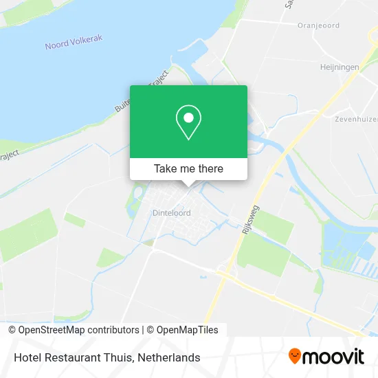 Hotel Restaurant Thuis map