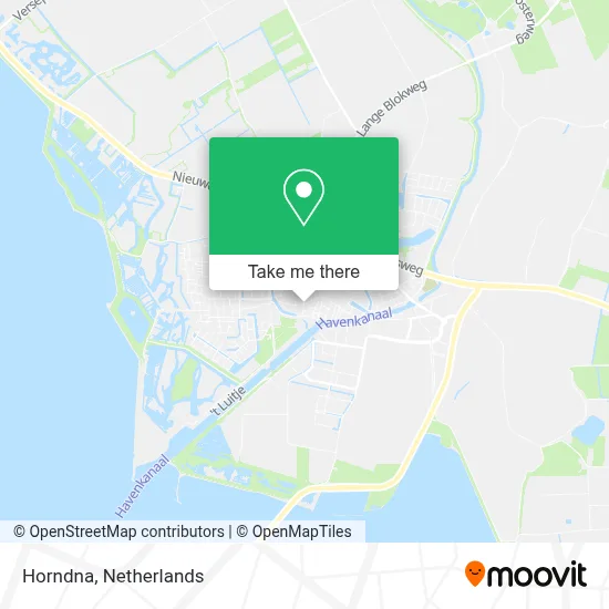 Horndna map