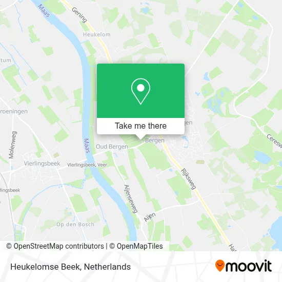 Heukelomse Beek map