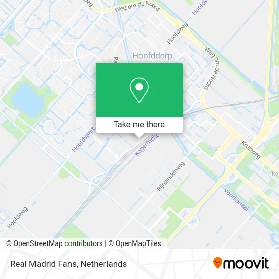Real Madrid Fans map