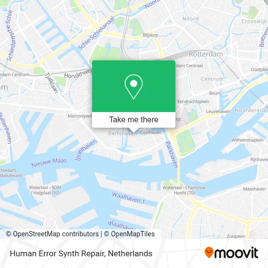 Human Error Synth Repair map