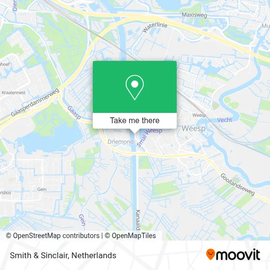 Smith & Sinclair map
