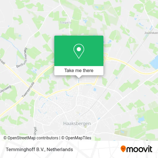 Temminghoff B.V. map