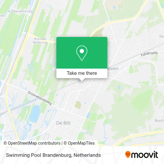Swimming Pool Brandenburg map