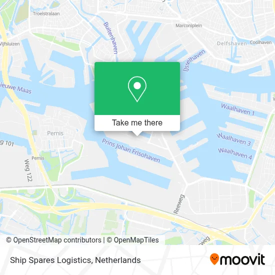 Ship Spares Logistics map