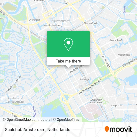 Scalehub Amsterdam map