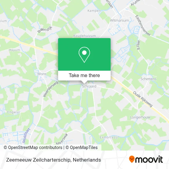 Zeemeeuw Zeilcharterschip map